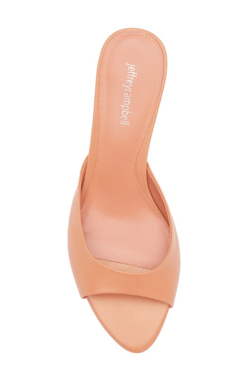 Jeffrey Campbell Spy-kid Slide Sandal In Orange
