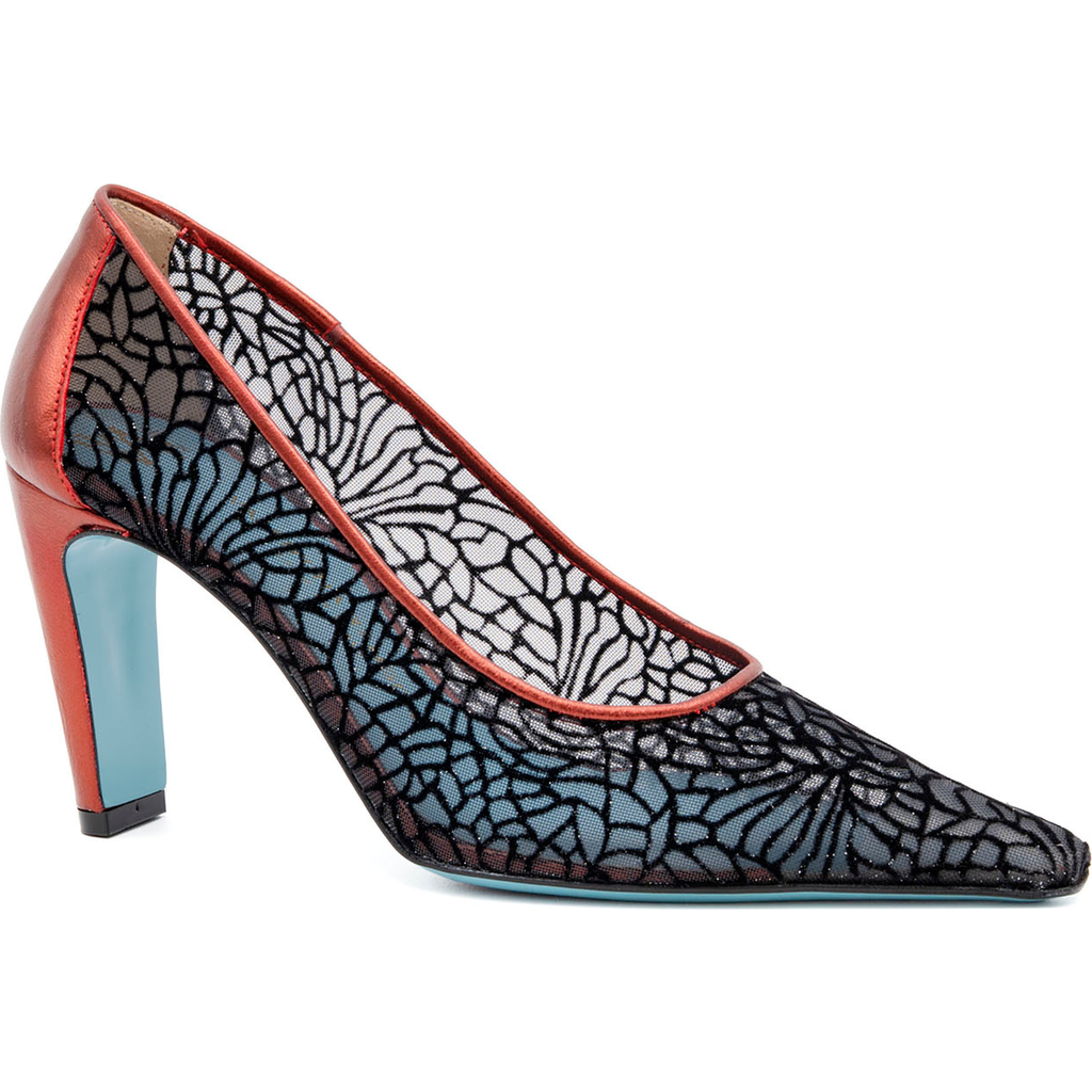 Valentina Rangoni Folgorata Mesh Pump In Multi