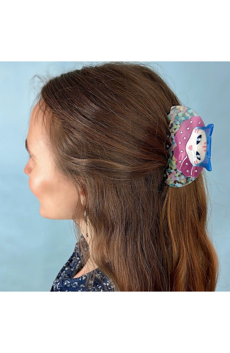 Centinelle Confetti Cat Clown Hair Claw, Alternate, color, Multi