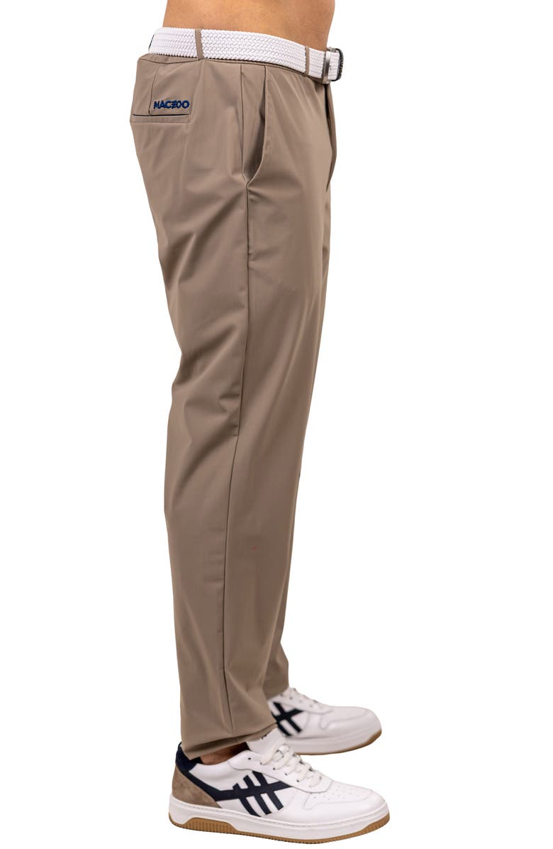 Maceoo Workout Stretch Straight Leg Pants, Alternate, color, Green/Beige