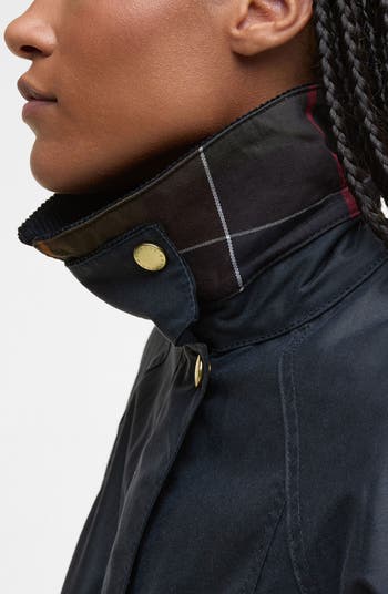 Beadnell Crop Waxed Cotton Jacket