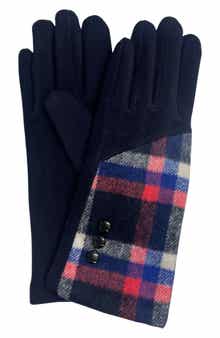 MARCUS ADLER Plaid Touchscreen Gloves