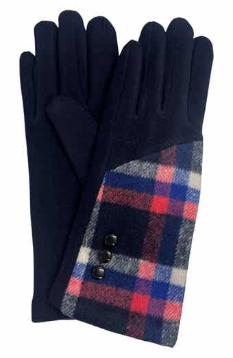 MARCUS ADLER Plaid Touchscreen Gloves