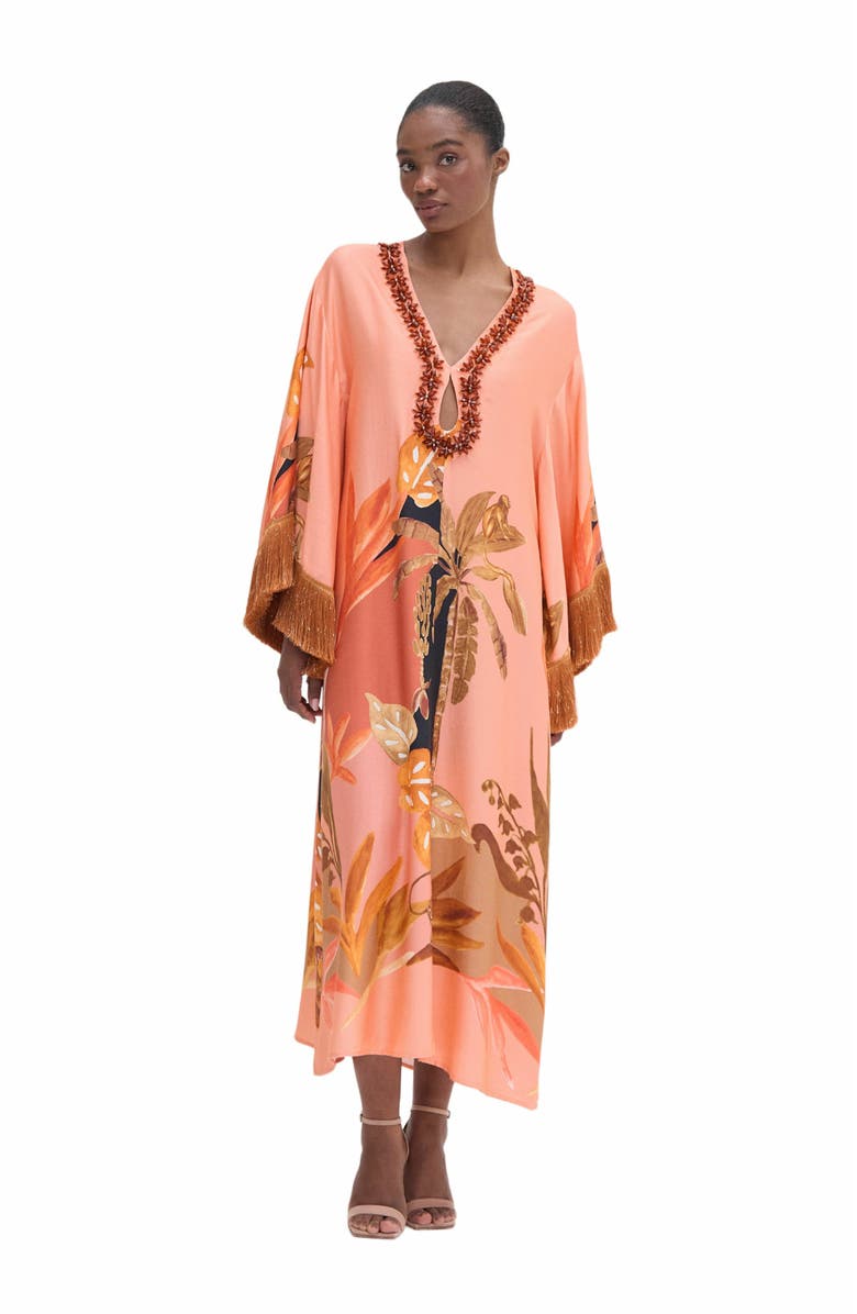 PatBO Bananier Caftan, Main, color, 