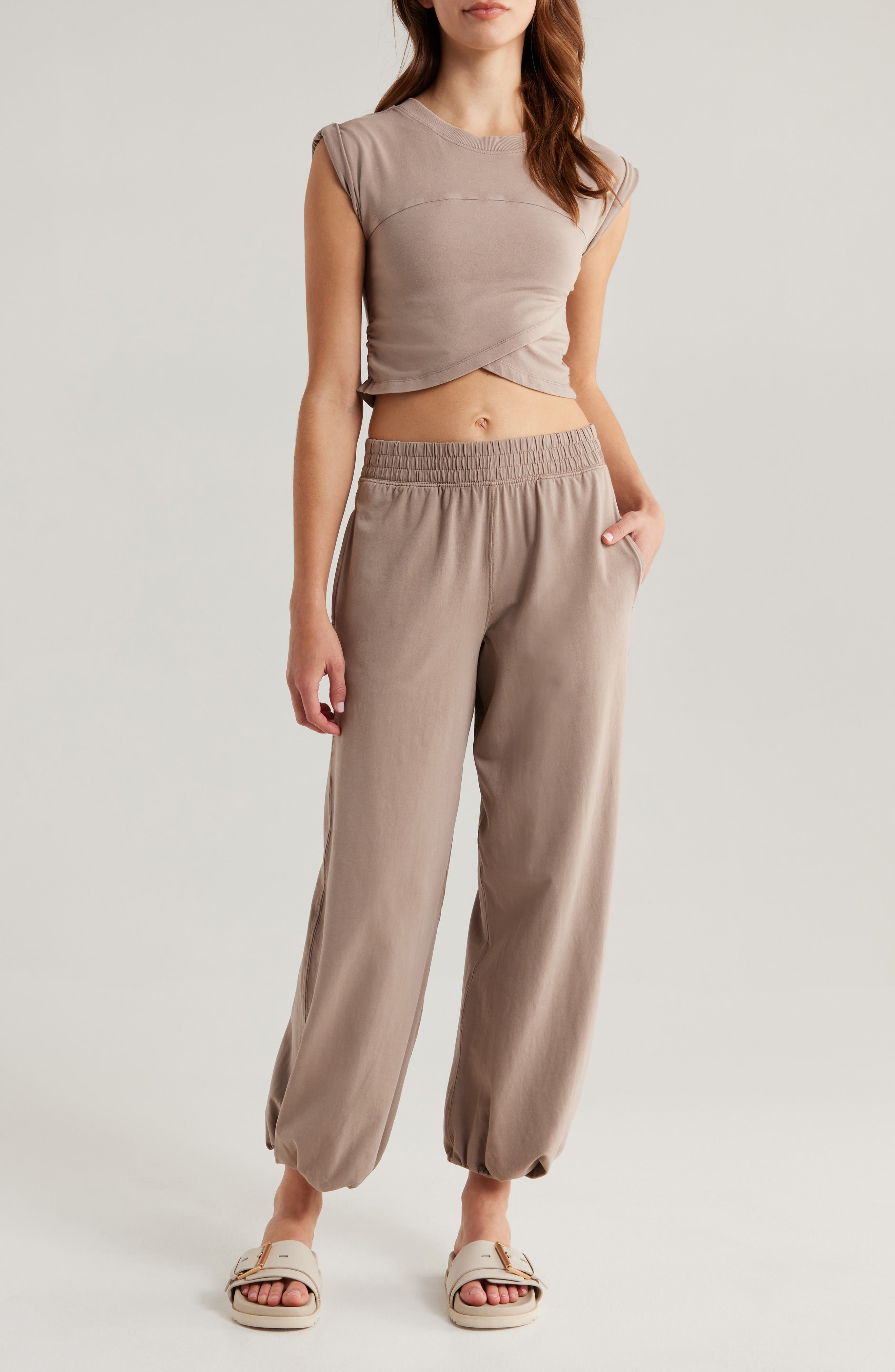 FP Movement Hot Shot Crossover T-Shirt & Joggers Set
