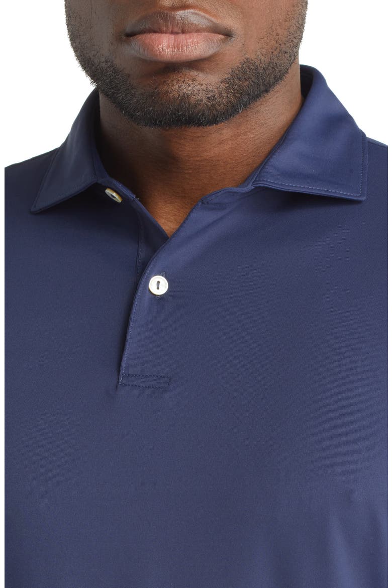 Crown Crafted Solid Short Sleeve Performance Polo, Alternate, color, NAVY