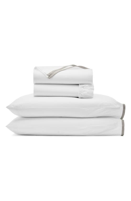 Boll & Branch Framed Percale Sheet Set