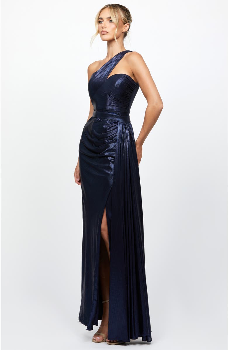 Bariano Alycen Asymmetric Gown, Alternate, color, 