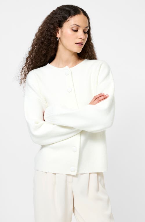 French Connection Riddley Drop Shoulder Cardigan In White