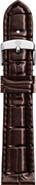 MICHELE Croc Embossed Leather Watchband, 16mm