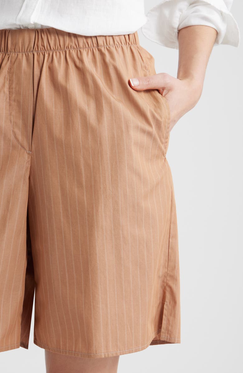 CISSA Knee Length Shorts, Alternate, color, Dune Stripe