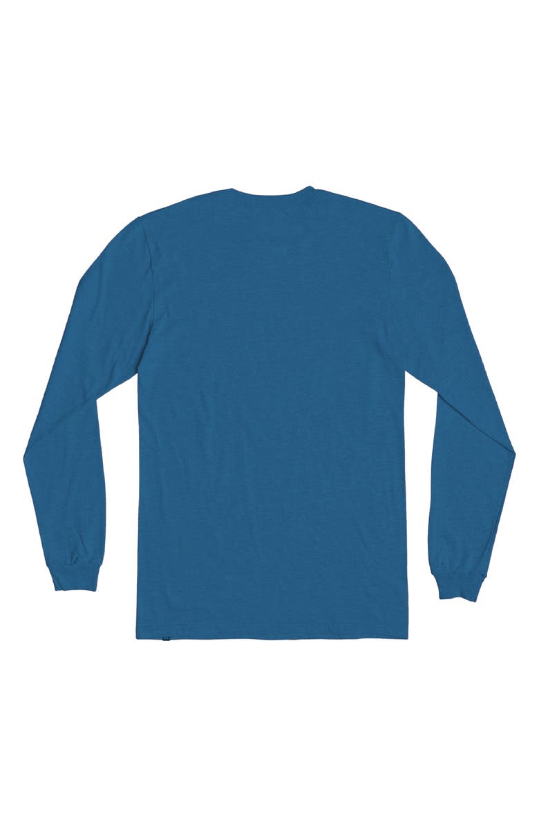 Quiksilver Kids' Omni Logo Long Sleeve Graphic Tee, Alternate, color, Vallarta Blue Heather