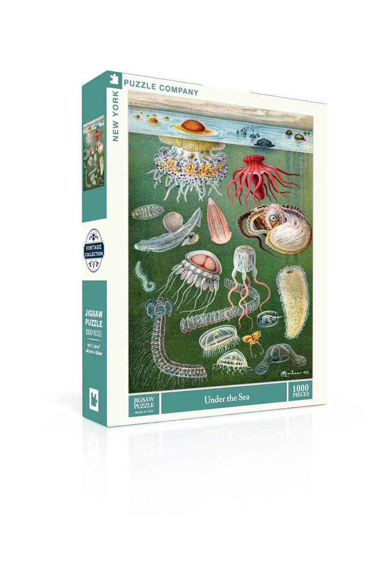 NEW YORK PUZZLE COMPANY Under the Sea 1000 Piece Puzzle, Alternate, color, NO COLOR