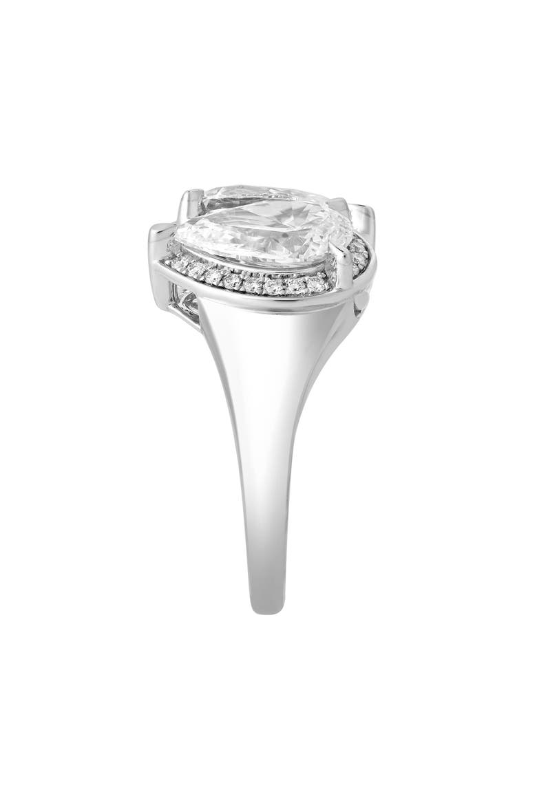 Sansa 14K Gold Toi et Moi Pear Lab Grown Diamond Ring - 3.25 Cts, Alternate, color, 14K White Gold