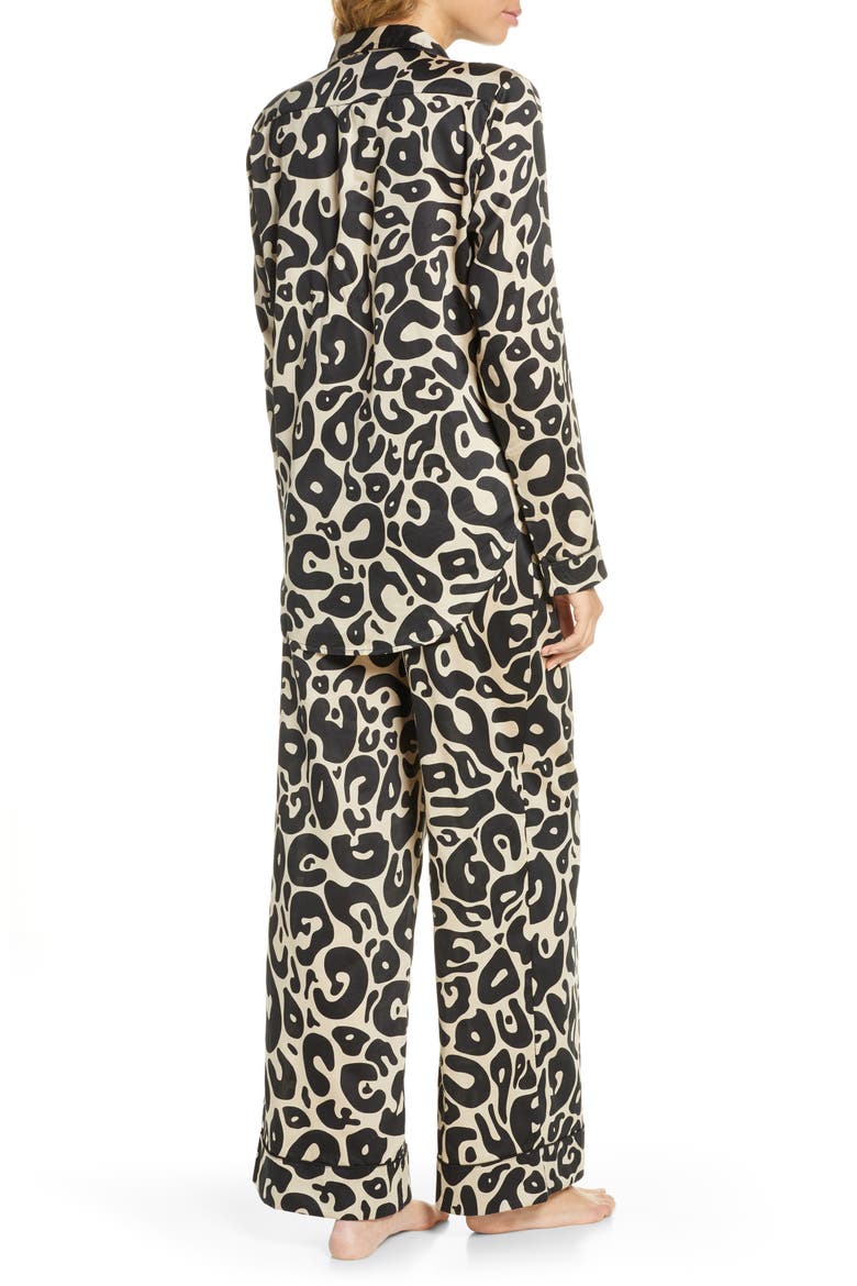 Suzie Long Pajamas, Alternate, color, PAINTED ANIMAL TAN