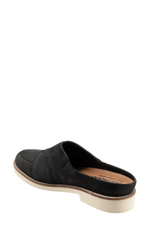 Softwalk ® Wessex Mule In Black Nubuck