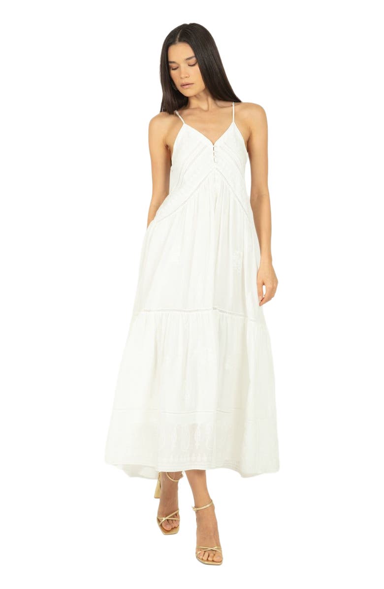 SECRET MISSION Iris Dress, Alternate, color, Off-White