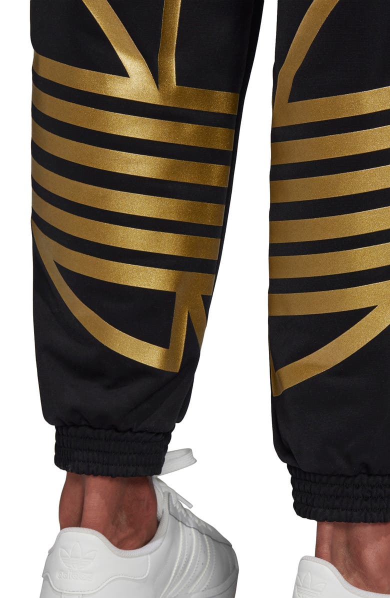 adidas Metallic Trefoil Track Pants, Alternate, color,