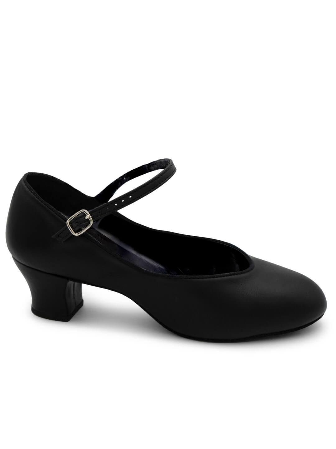 Suede Sole Jr. Footlight Character Shoe, Alternate, color, black
