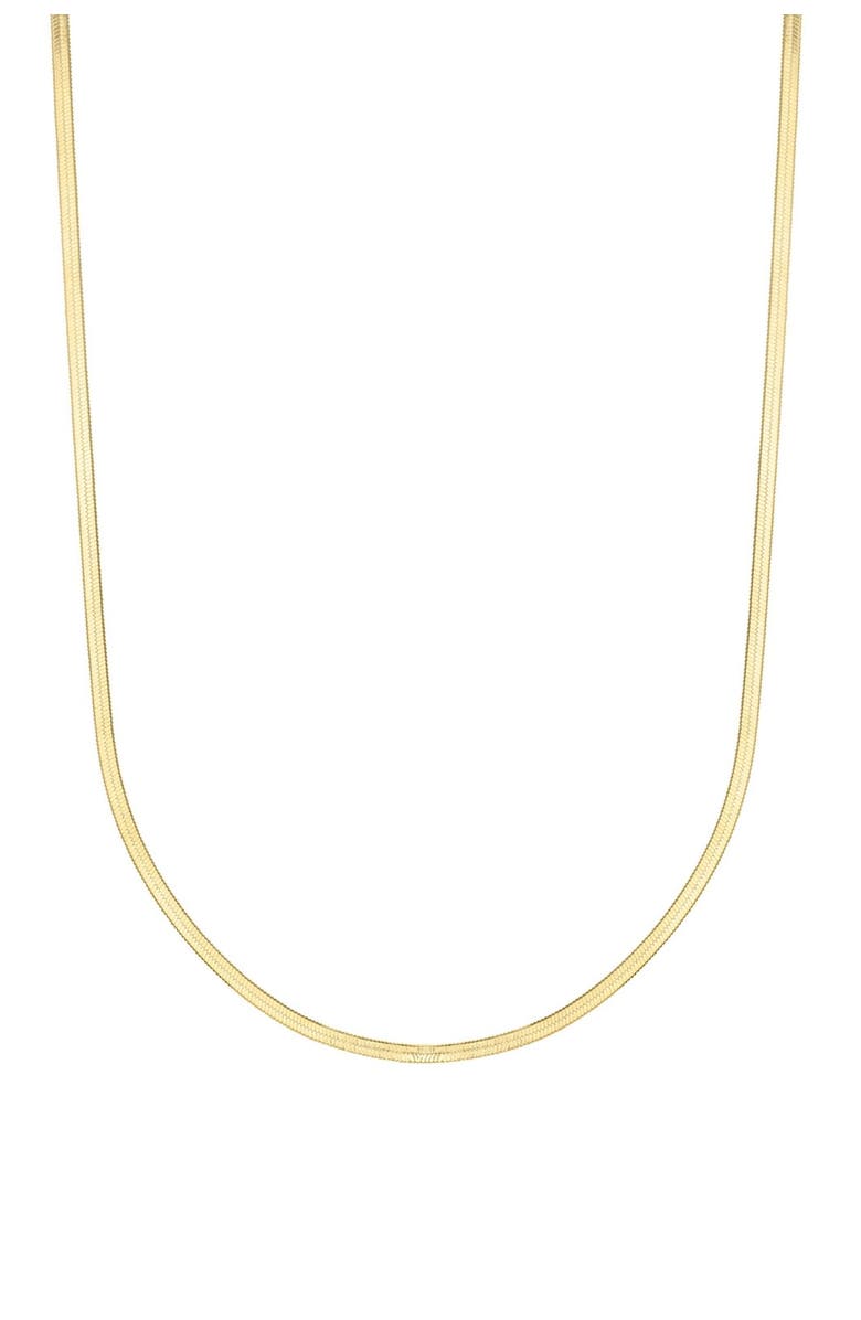 Set & Stones Farrah Herringbone Necklace, Main, color, Gold
