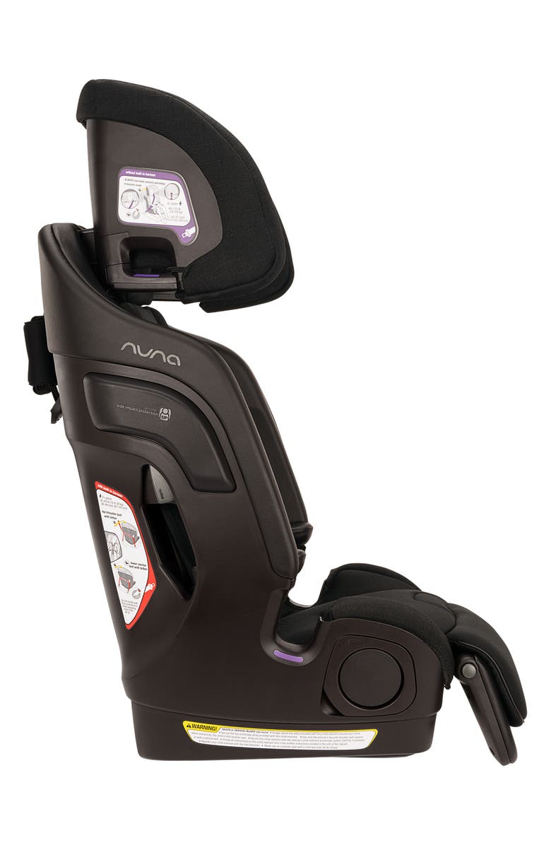 Nuna LUMN Harness to Booster Car Seat, Alternate, color, Caviar