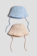 H&M 2-pack Cotton Muslin Sun Hats