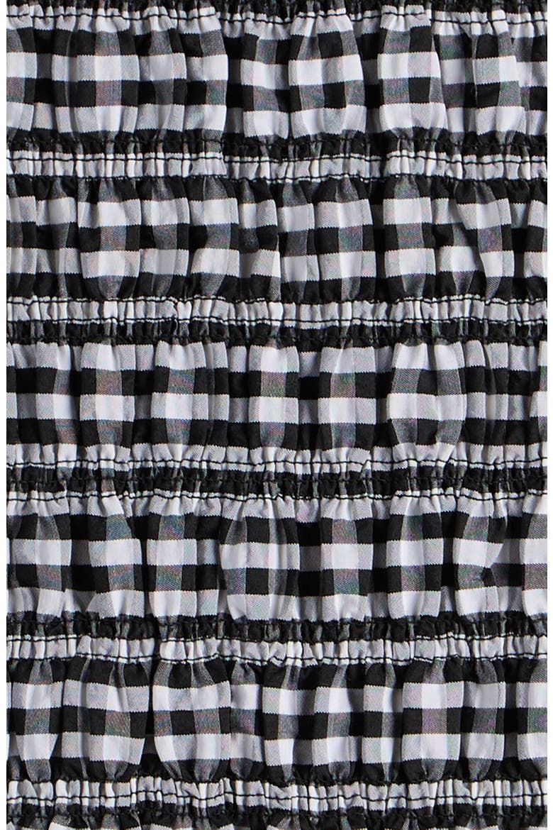 Kids' Smocked Tank, Alternate, color, BLACK GINGHAM