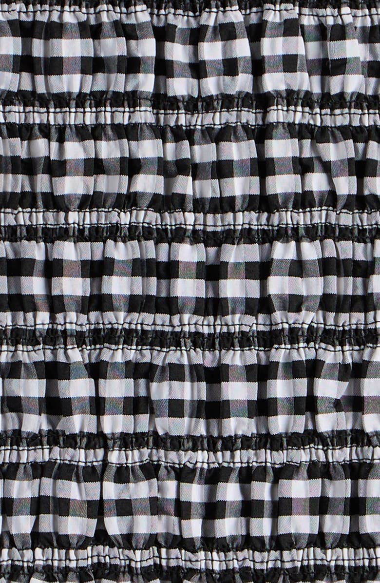 Nordstrom Kids' Smocked Tank, Alternate, color, Black Gingham
