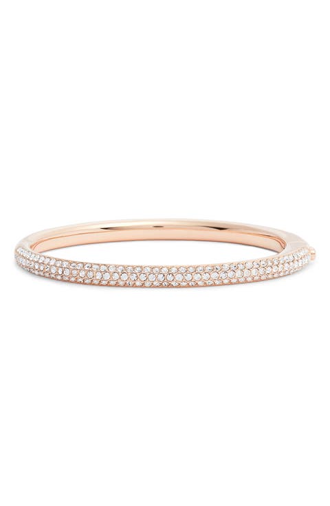 Tiny Half Pavé Bangle