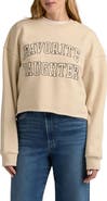 Favorite Daughter Cropped Collegiate Sweatshirt