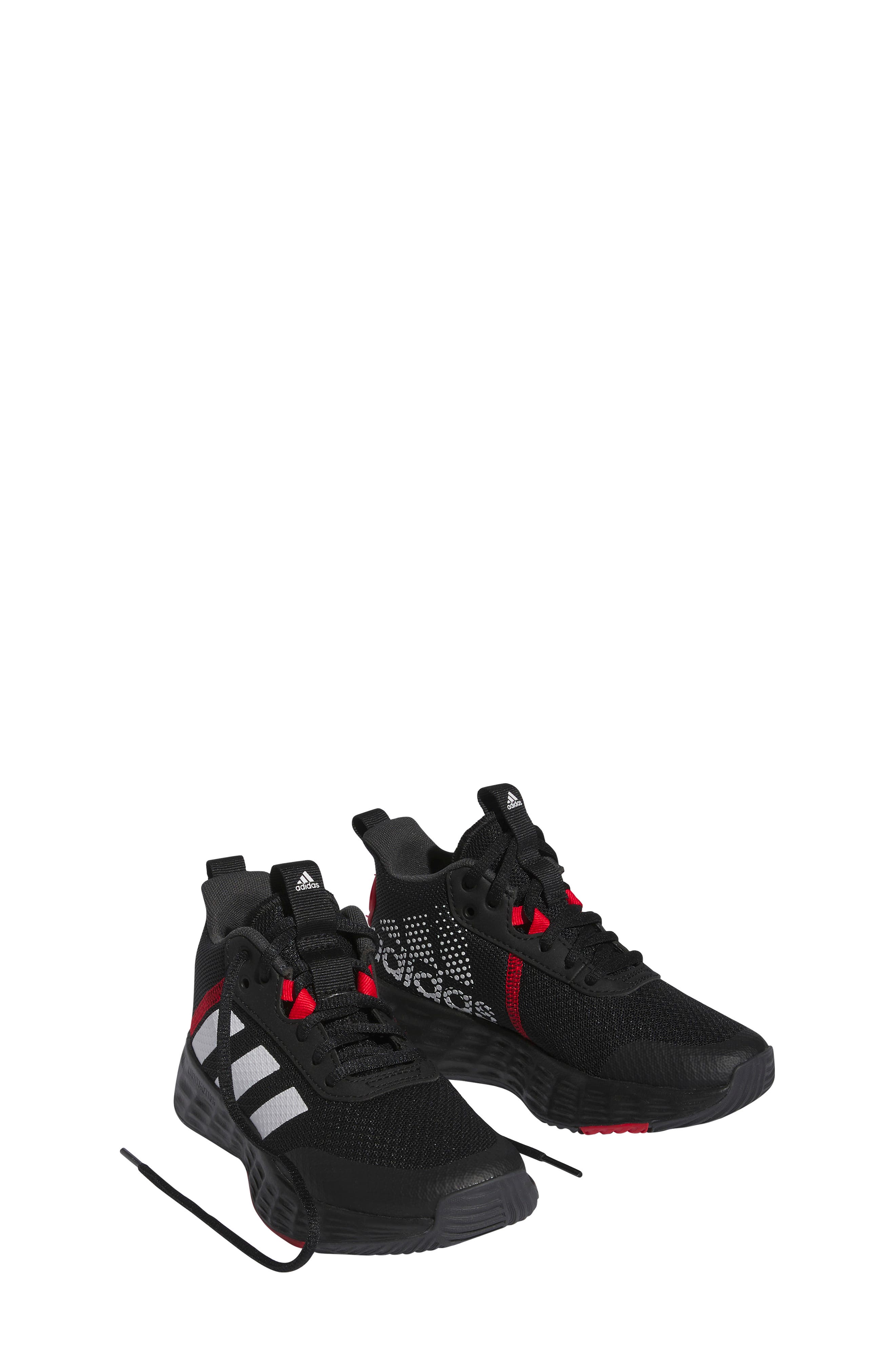 Kids' Own the Game 2.0 Sneaker, Main, color, BLACK/ WHITE/ VIVID RED