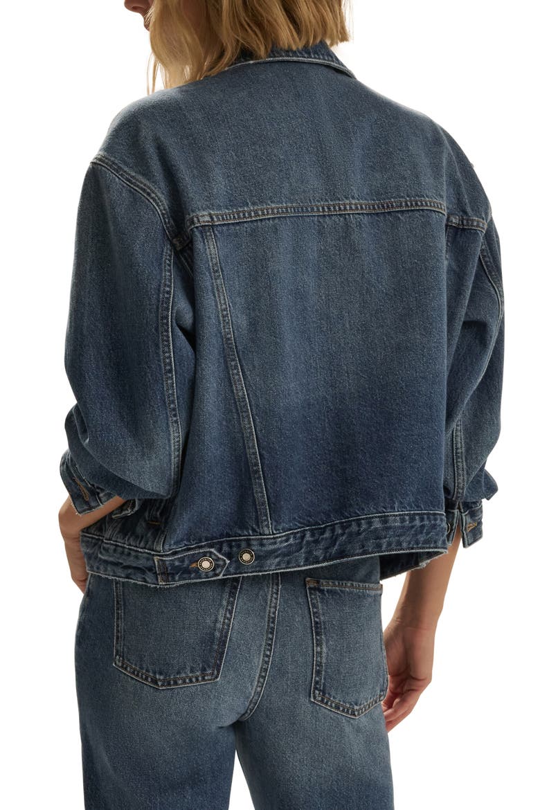 The Otto Boyfriend Denim Jacket, Alternate, color, VINTAGE CAMPBELL