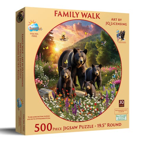 Family Walk 500 piece Jigsaw Puzzle for Adults