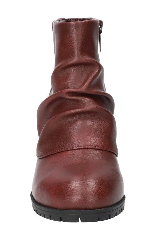 Easy Street Ambrose Bootie In Animal Print