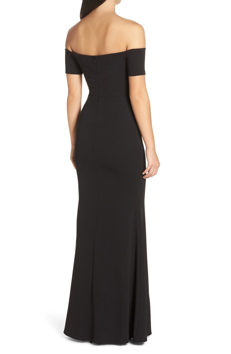 Lulus Lynne Off the Shoulder Gown, Alternate, color, 
