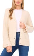 CeCe Ruffle Cuff Cardigan