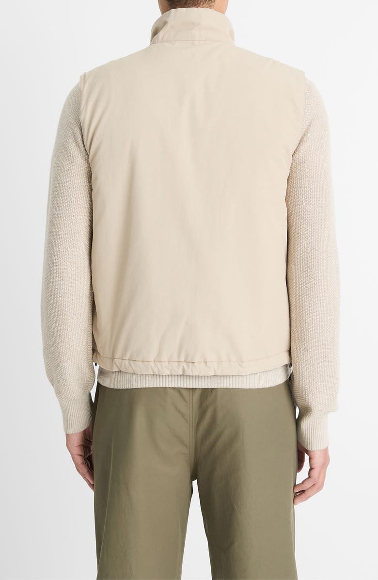 Vince Reversible Cotton & Nylon Vest, Alternate, color, Cahuenga Khaki/ Smoke