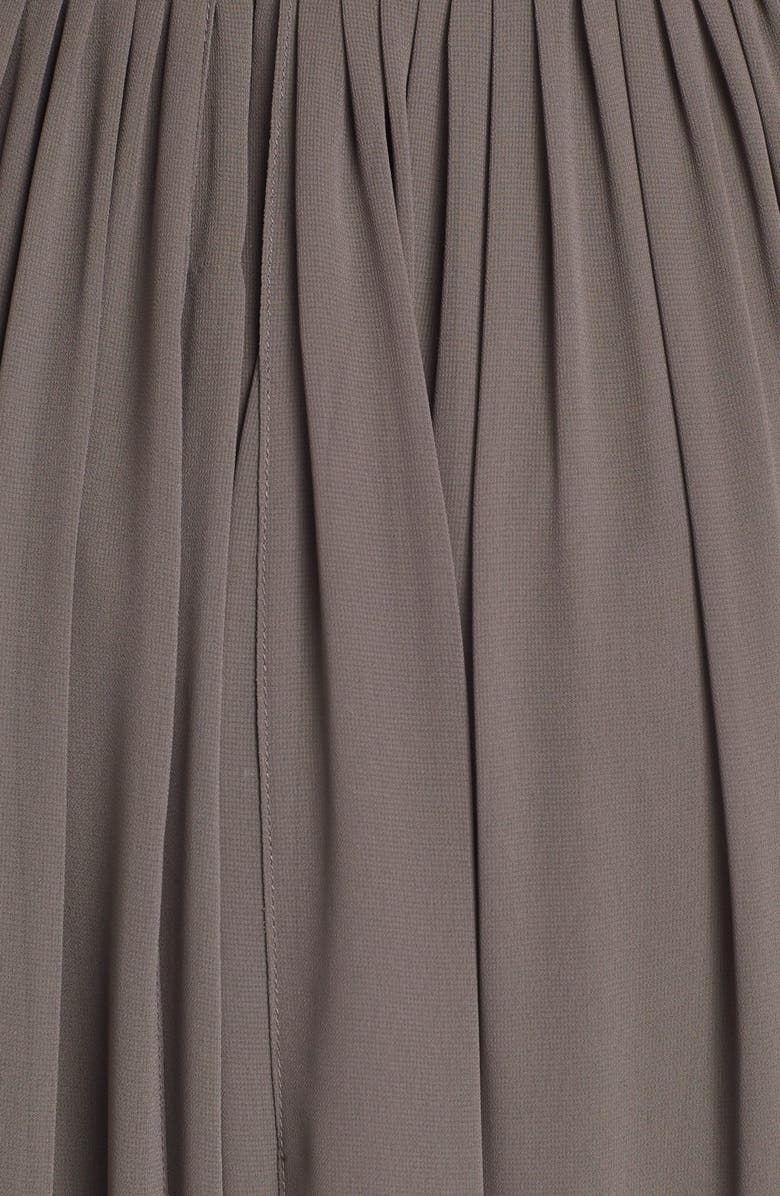 Jenny Yoo Aidan Convertible Strapless Chiffon Gown, Alternate, color, 