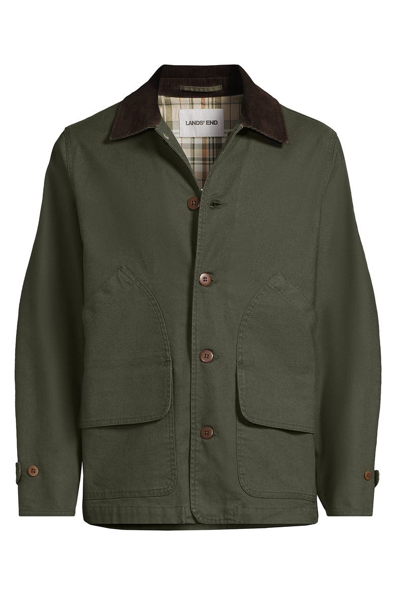 Canvas Barn Jacket, Alternate, color, Forest Moss