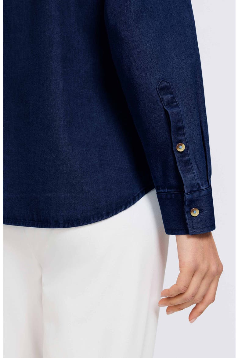 Hampton Denim Shirt, Alternate, color, DARK WASH