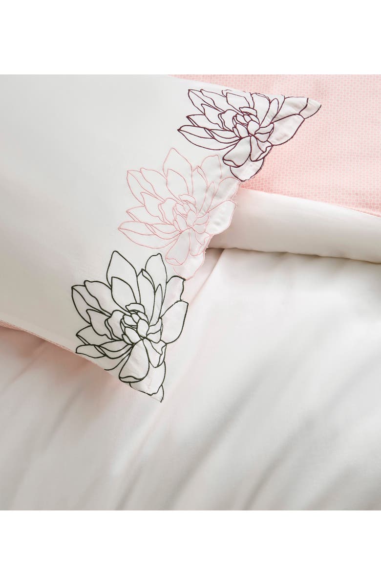 Ted Baker Magnolia Embroidered Duvet Cover & Pillow Shams Set, Alternate, color,