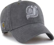 CARHARTT X 47 Men's Carhartt x '47  Charcoal New Jersey Devils Clean Up Adjustable Hat