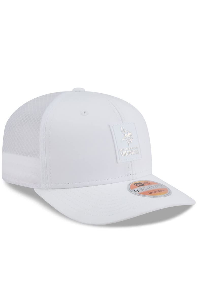 New Era Men's New Era White Minnesota Vikings 2025 Sideline  9SEVENTY Trucker Adjustable Hat, Alternate, color, White