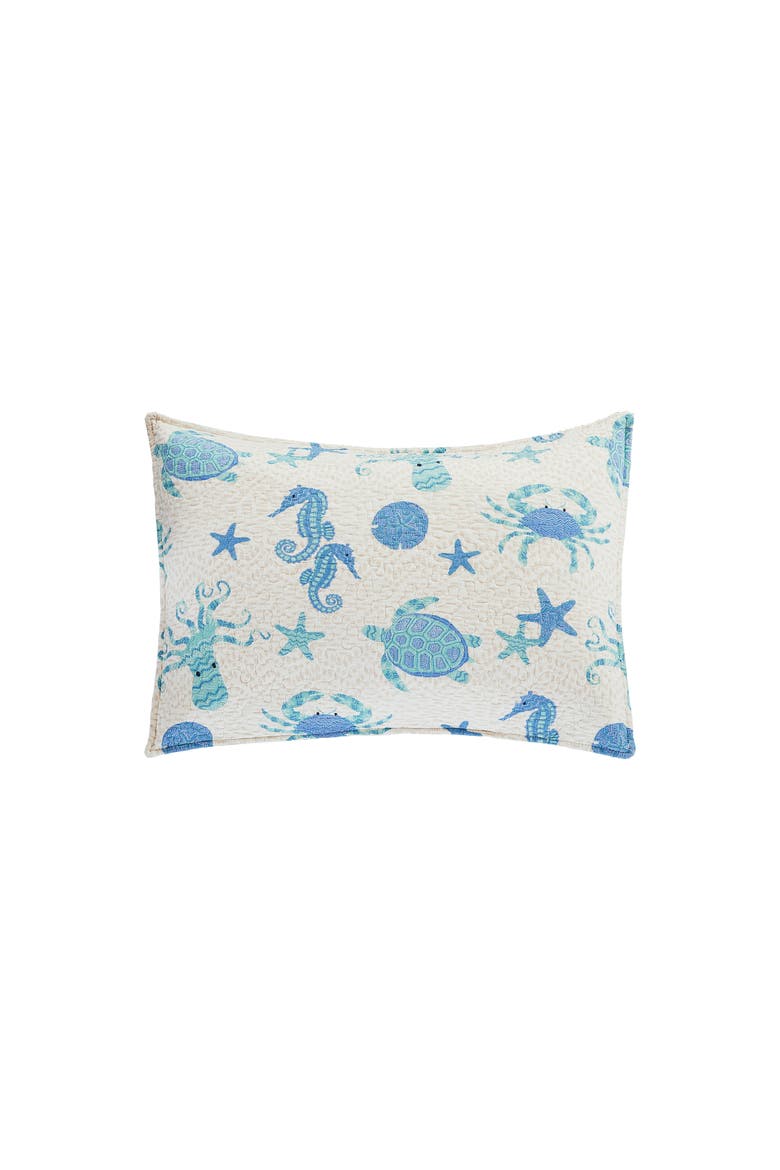 Outlook Beach Coastal Quilt Set, Alternate, color, Blue