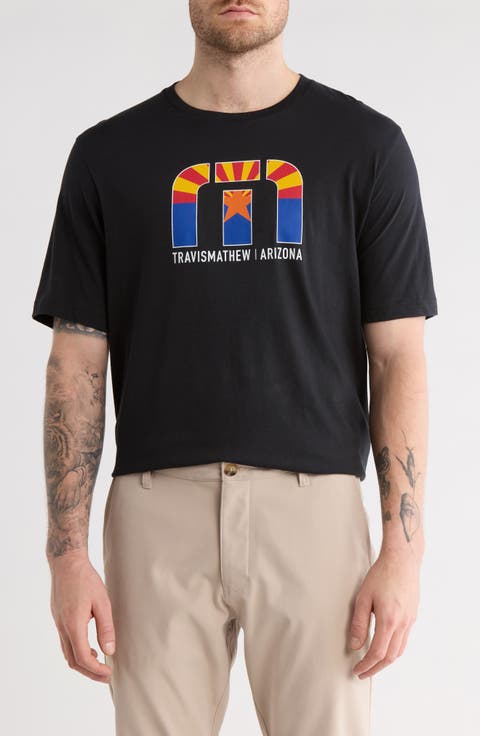 Desert Man Cotton Graphic T-Shirt