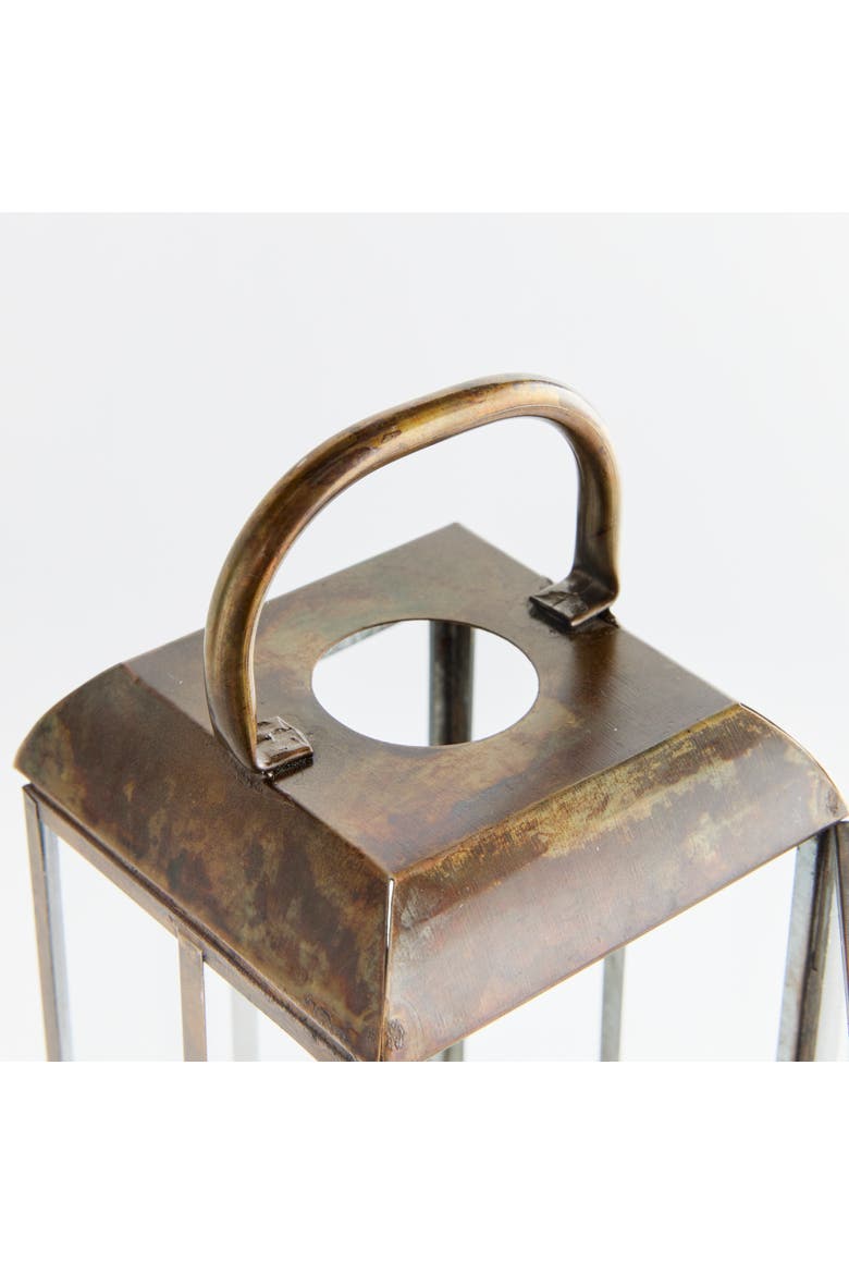 Benson Lantern Candle Holder, Alternate, color, Gold