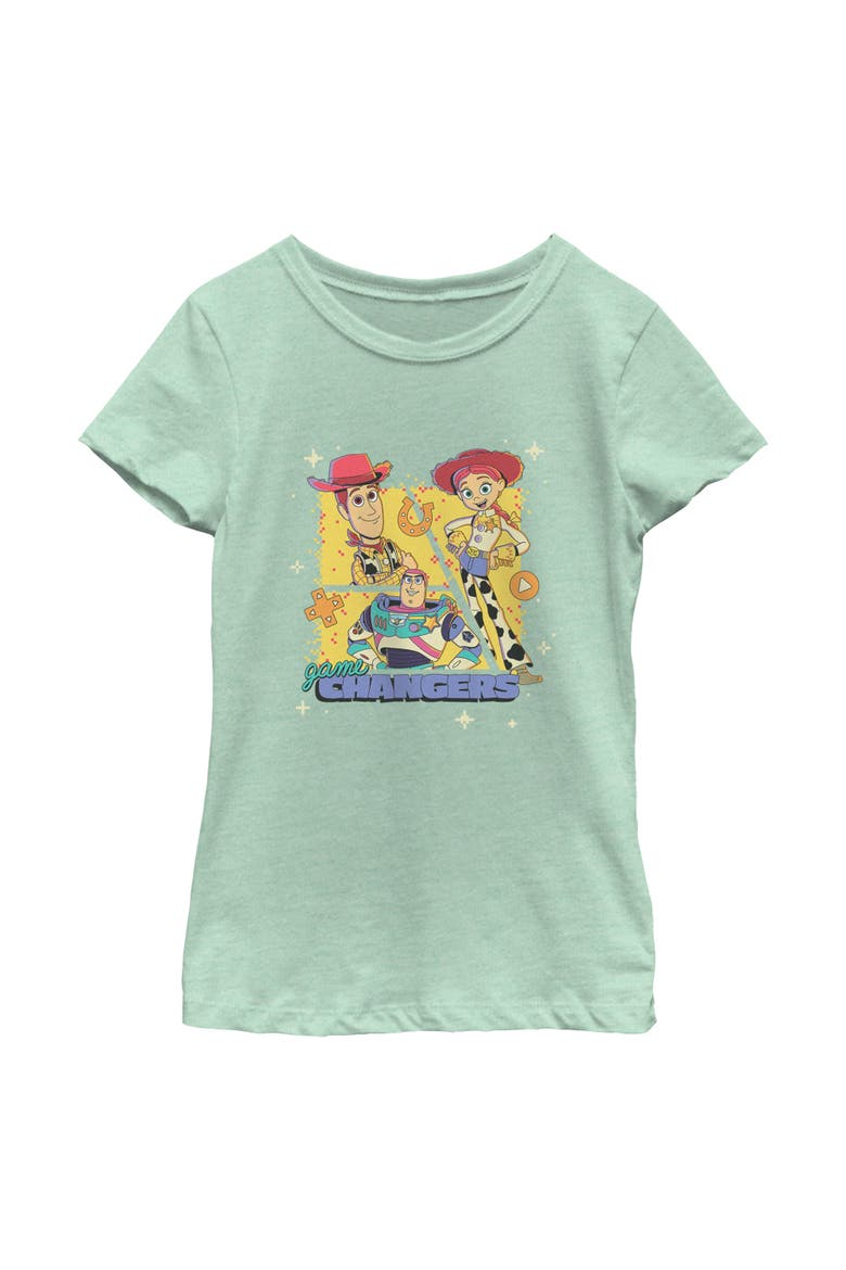 Girls' Three Friends Game Changers T-Shirt, Main, color, Mint