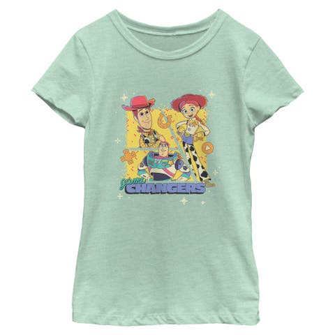 Girls Toy Story 5 Three Friends Game Changers T Shirt