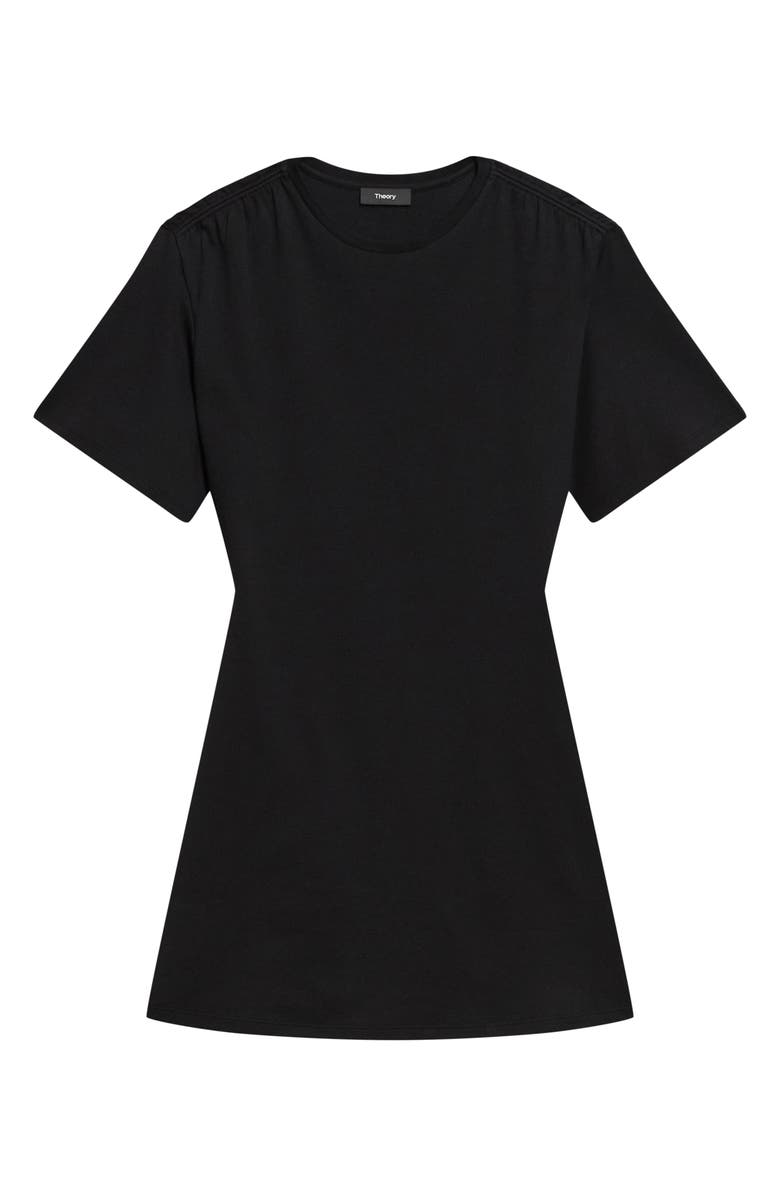 Theory Gather Shoulder T-Shirt Dress, Alternate, color, 