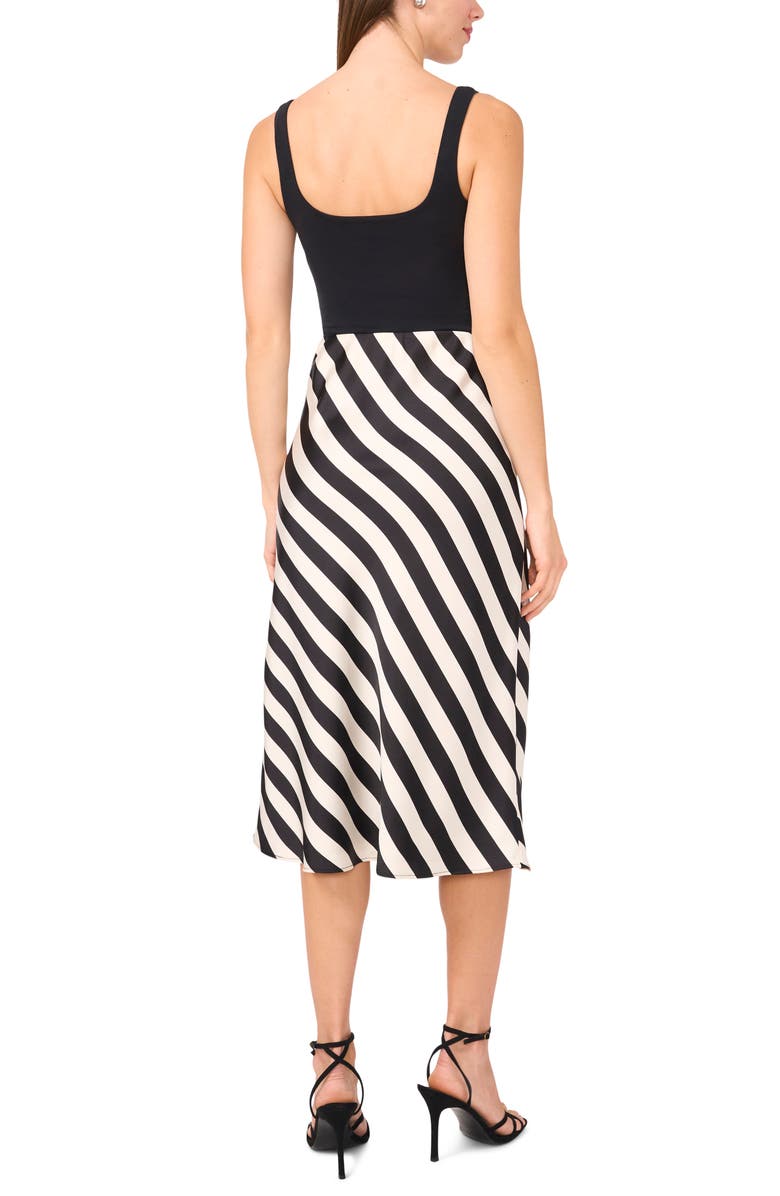 Halogen<sup>®</sup> Solstice Stripe Satin Midi Skirt, Alternate, color, 